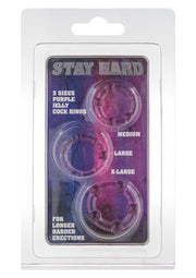 Anelli fallici Stay Hard - Three Rings