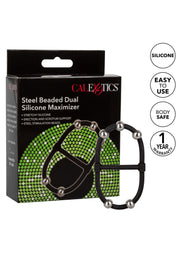 Anello fallico Beaded Dual Silicone Maximizer