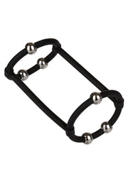 Anello fallico doppio Beaded Silicone Enhancer Cage