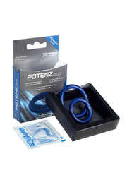 Anello fallico doppio in silicone POTENZ duo ring Medium