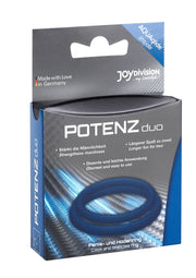 Anello fallico doppio in silicone POTENZ duo ring Medium