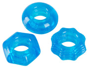 Anello fallico miglior erezione kit set 3 pz Stretchy Cock Ring Set