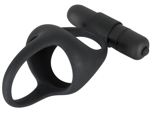 Anello fallico ritardante Vibro-cock Ring with Testicle Spreader