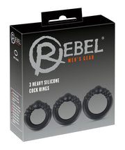 Anello fallico Silicone Steel Rings kit