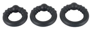 Anello fallico Silicone Steel Rings kit