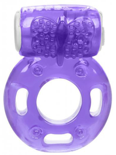 Anello fallico vibrante Vibrating Ring viola