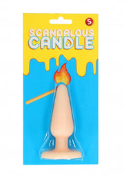 candela Scandalous Candles Butt Plug Flesh