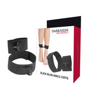 cavigliere DARKNESS BEGINNERS NYLON ANKLE CUFFS BLACK