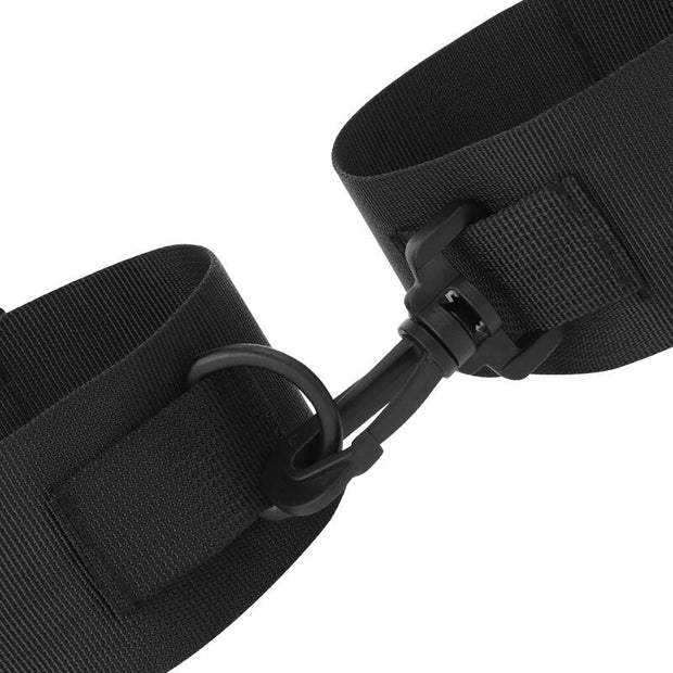 cavigliere DARKNESS BEGINNERS NYLON ANKLE CUFFS BLACK