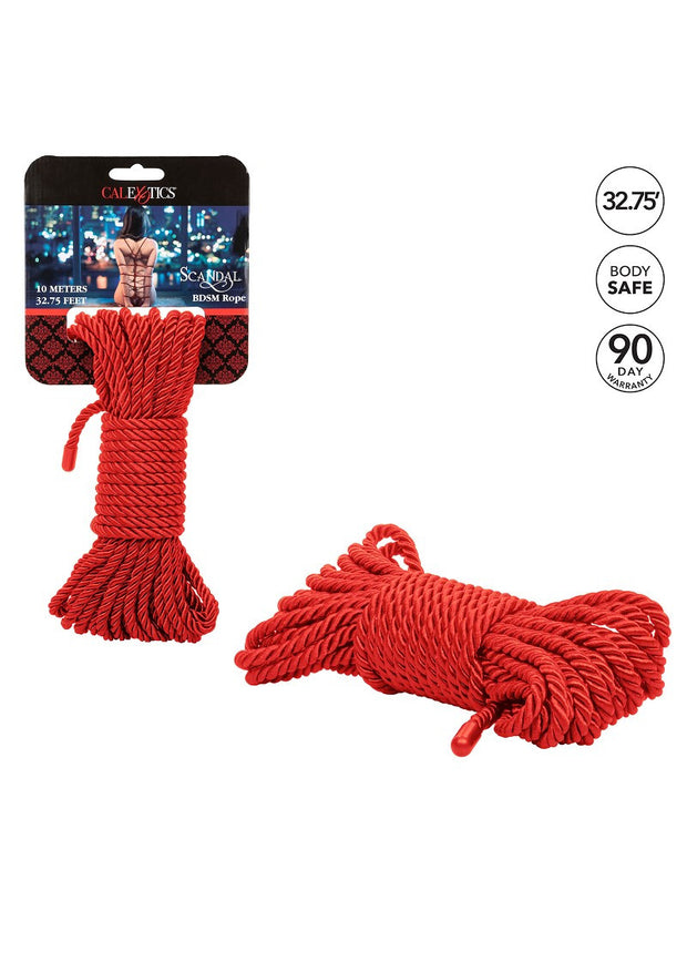 Corda costrittiva bondage red 10 metri CalExotics