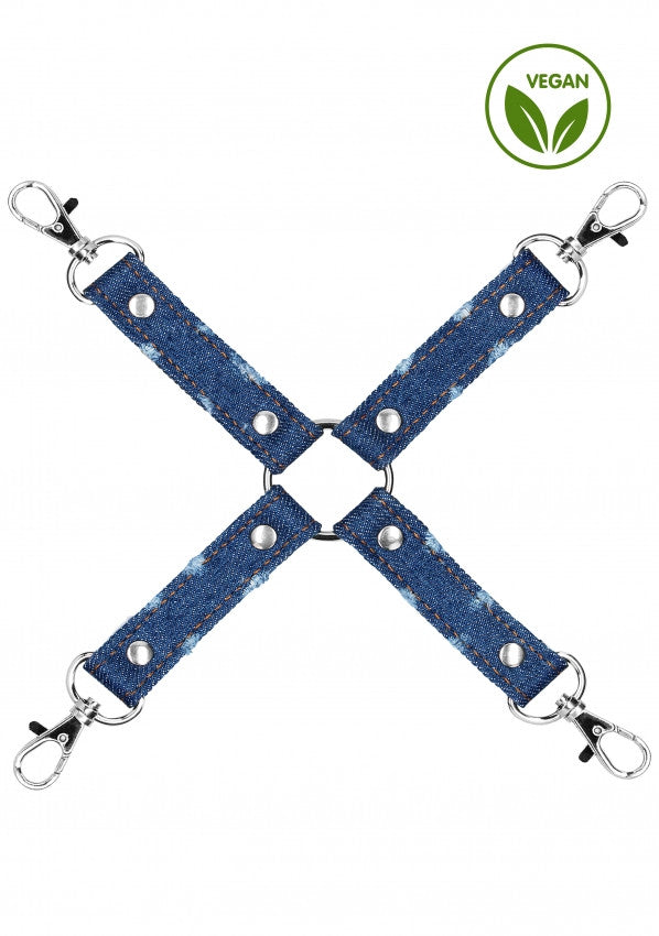 Costrittivo per manette Denim Hogtie Roughend Denim Style Blue