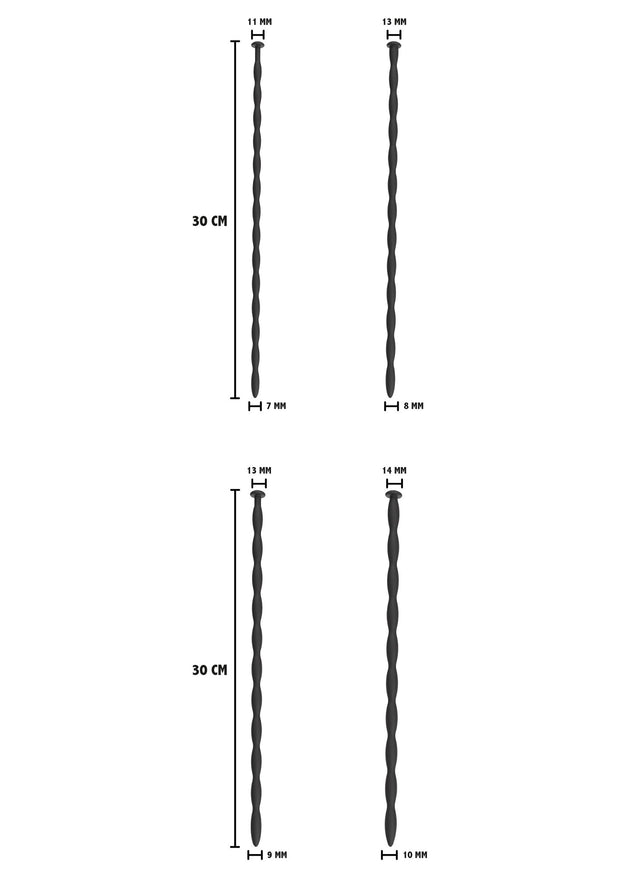 Dilatatore uretrale Penis Dilator Set Large 4 pcs