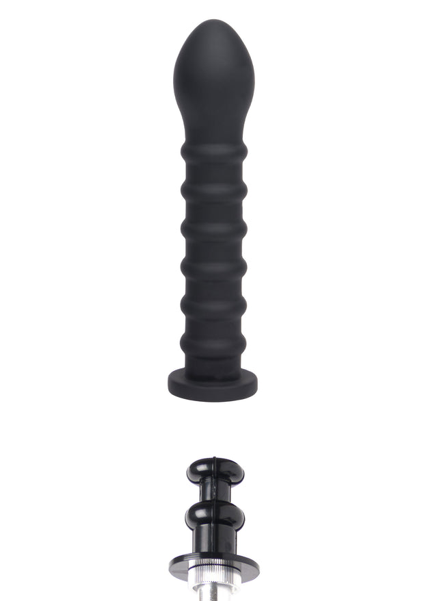 Fallo accessorio per macchina del sesso Ribbed Dong Easy-Lock 19 cm