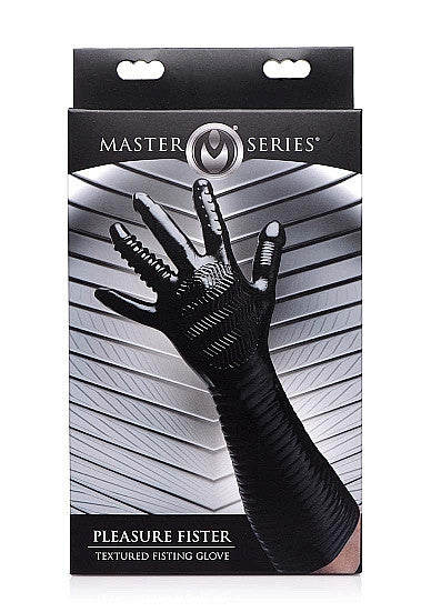 Guanto con plug Pleasure Fister Textured Fisting Glove