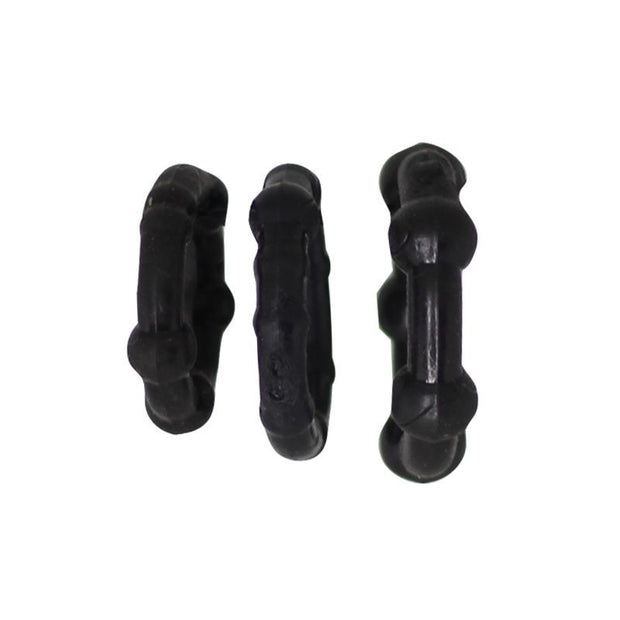 kit anello fallico 3pz contro eiaculazione precoce sex toys nero black cockring