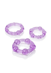 kit Anello fallicoIsland Rings purple 3 pz