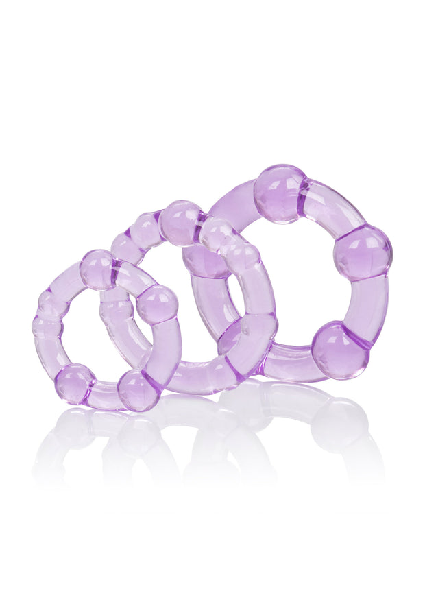 kit Anello fallicoIsland Rings purple 3 pz