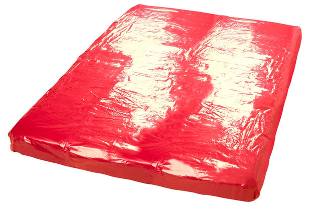 Lenzuolo letto in vinile rosso telo lack laken