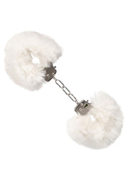 Manette bianche Ultra Fluffy Furry Cuffs