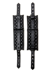 manette cavigliere fetish costrittivo nero  wrist and ankle cuffs