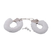 Manette con pelliccia sintetica bondage cuffs fetish costrittivo white