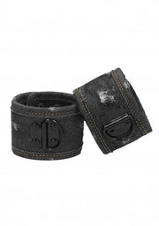 Manette Denim Handcuffs Roughend Denim Style Black