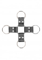 Manette e cavigliere Bonded Leather Hogtie With Hand and Ankle Cuffs