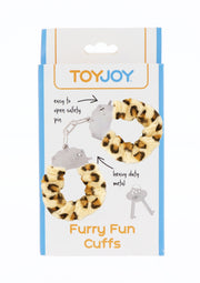 manette Furry Fun Cuffs leopard