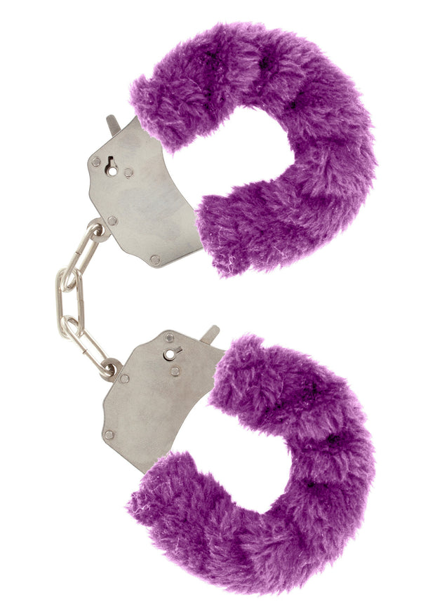 manette Furry Fun Cuffs purple