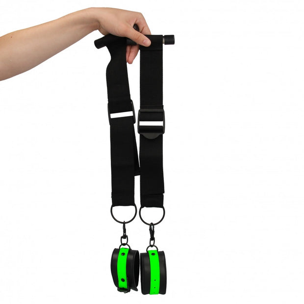 manette per porta Door Restraint Kit - Glow in the Dark - Neon Green/Black