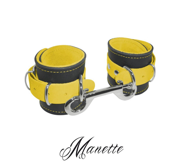 manette sexy con gancio in vera pelle costrittivo uomo donna bondage per coppia