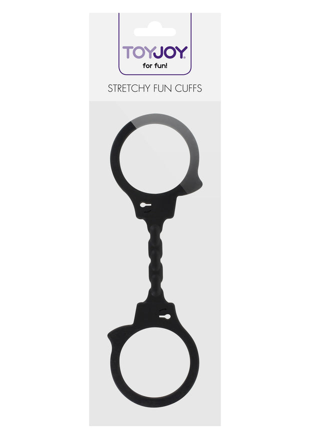 Manette sexy in silicone Stretchy Fun Cuffs nero