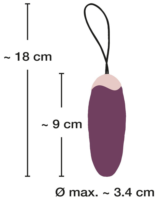 Ovetto vaginale vibrante Shaking Love Ball (RC)