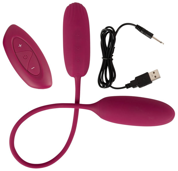 Ovetto vibrante doppio RC Shaking & Vibrating Love Egg Duo