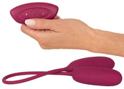 Ovetto vibrante doppio RC Shaking & Vibrating Love Egg Duo