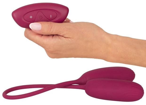 Ovetto vibrante doppio RC Shaking & Vibrating Love Egg Duo