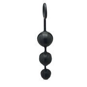 Palline vaginale kegel nero black stimolatore massaggio pavimento pelvico triple