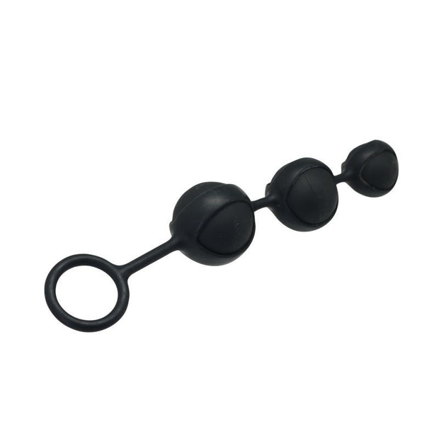 Palline vaginale kegel nero black stimolatore massaggio pavimento pelvico triple