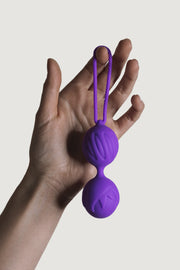 Palline vaginali di kegel Geisha Balls Small purple