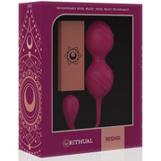 Palline vaginali vibranti RITHUAL NISHA RECHARGEABLE KEGEL BALLS ORQUIDEA