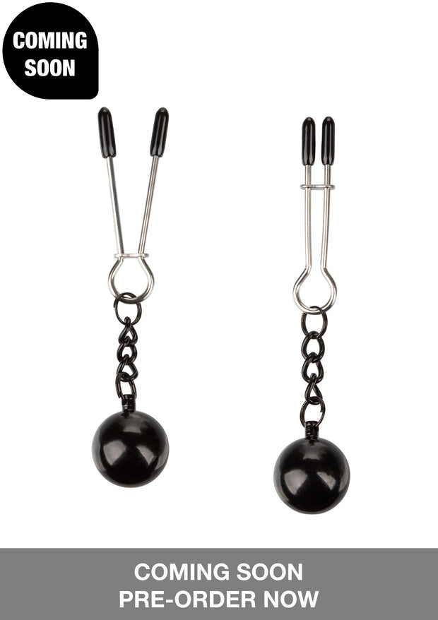 Pinze per capezzoli bondage Weighted Tweezer NippleClamps