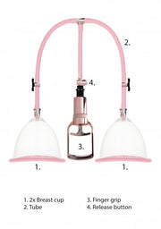 Pompa per seno Breast Pump Set Medium - Rose Gold