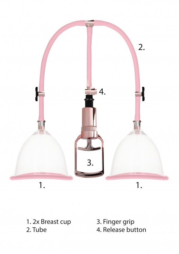 Pompa per seno Breast Pump Set Medium - Rose Gold