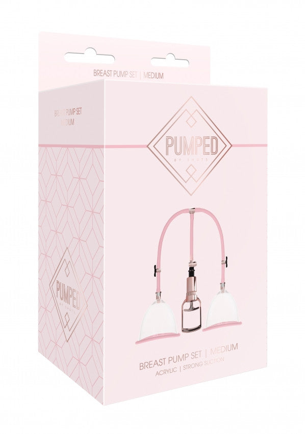 Pompa per seno Breast Pump Set Medium - Rose Gold