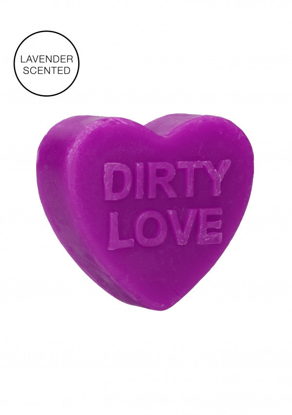 Sapone a cuore Heart Soap - Dirty Love - Lavender Scented