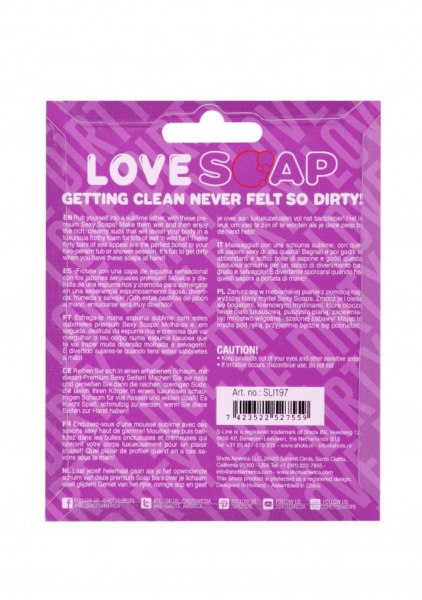 Sapone a cuore Heart Soap - Dirty Love - Lavender Scented