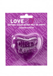 Sapone a cuore Heart Soap - Dirty Love - Lavender Scented