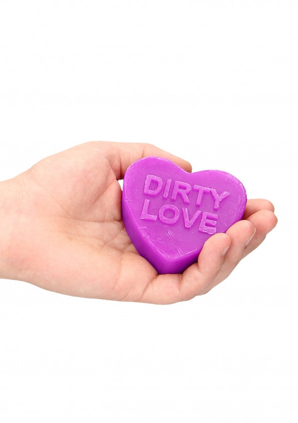 Sapone a cuore Heart Soap - Dirty Love - Lavender Scented