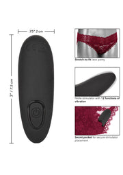 Slip con ovetto vibrante Remote Control Lace Panty Set