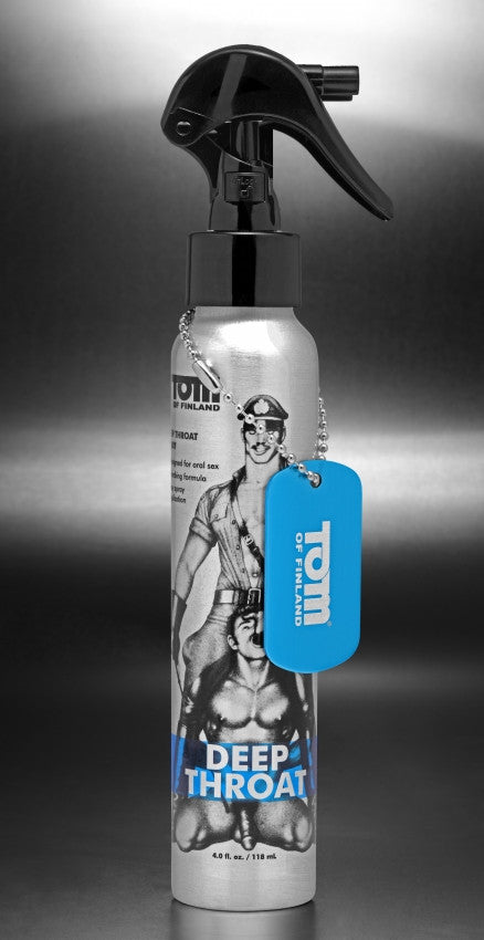 Spray desensibilizzante orale Tom of Finland Deep Throat Spray- 4 oz